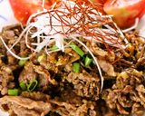 A picture of step 5 of Goes Great with Rice! Super Easy Spicy Beef Fry.