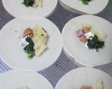 A picture of step 3 of Mezzaluna Ravioli made with Gyoza Skins.