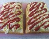 A picture of step 3 of Pizza-style Mayo Egg Toast.