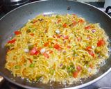 A picture of step 3 of Maggi Omelette.