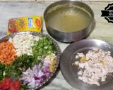 থুক্পা স্টাইল চিকেনস্যুপ (thukpa style chicken soup recipe in Bengali) রেসিপির ধাপ 1 ছবি