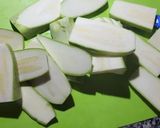 Foto del paso 1 de la receta: Zucchini en la plancheta