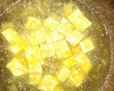A picture of step 3 of Kadai paneer.