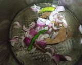 A picture of step 3 of Chicken Pulao.