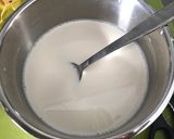 Hình bước làm 2 của món Làm bánh flan (caramel) bằng lò nướng/NCKD không cần canh