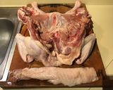 A picture of step 1 of California Farm BBQ Smoked Huge Turkey.