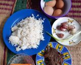 Foto langkah ke 1 dari resep Nasi Goreng Sate.