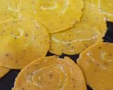 A picture of step 5 of Layered puri.