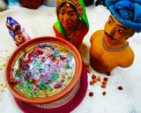 A picture of step 4 of Banjara Dal.