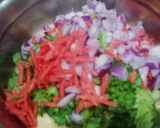 A picture of step 4 of Moong Daal & Mix Veg Chila.