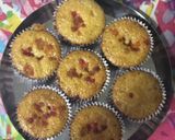 A picture of step 5 of Eggless tutti fruti cupcake.