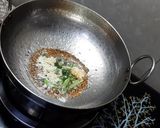 A picture of step 2 of Gathiya-tomato curry|moti sev -tamatar ki sabji.