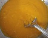 A picture of step 2 of Aampaak (Mango Burfi in traditional style).
