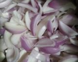 A picture of step 1 of Bhindi fry.