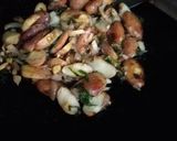 A picture of step 4 of Jackfruit Seeds Masala Chaat.