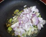 A picture of step 4 of Elephant yam coconut masala fry.