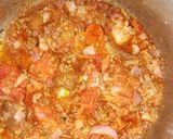 A picture of step 3 of Mutton Karahi.