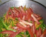 A picture of step 6 of Stirfried vegetables #vegancontest.