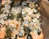 Salmone pesto e mandorle passaggio 2 foto