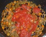 A picture of step 7 of Dry Curry with Eggplant and Tomato.