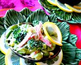 A picture of step 6 of Seriously Delicious Crabstick, Avocado and Broccoli Salad.