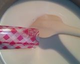 A picture of step 4 of Almond Tofu with Loquat Seeds.