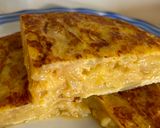 A picture of step 8 of Spanish Potato Omelette with Onion (Tortilla de Patata con Cebolla).