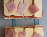 A picture of step 3 of Scrumptious easy to make pizza toast..