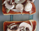 A picture of step 2 of Scrumptious easy to make pizza toast..
