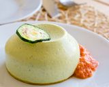 Foto del paso 2 de la receta Flan de calabacín y salsa de tomate