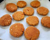 A picture of step 7 of Whole wheat, Oats & Jaggery Cookies, Eggless.