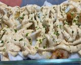Foto del paso 3 de la receta: Gambas al ajillo con mayonesa de huevo frito