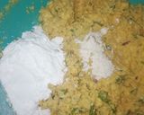 A picture of step 2 of Masala vadai.