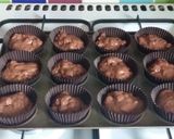 A picture of step 5 of Vickys Chocolate Marshmallow Muffins, GF DF EF SF NF.