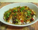 A picture of step 8 of Falafel Chaat (Chickpeas Dumplings - Indo - Middle Eastern Fusion Style).