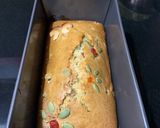 A picture of step 9 of Super seeds nuts non alcohol Christmas fruit cake.