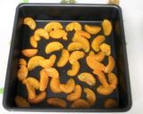 A picture of step 2 of Milk Agar Jello with Tangerines.