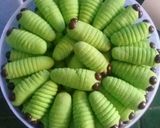 Foto langkah ke 1 dari resep Kuker ulat ijo.
