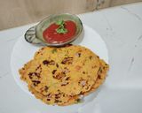 A picture of step 6 of Raw papaya Roti.