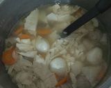 Foto langkah ke 3 dari resep Sup bakso kembang tahu.