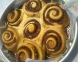 A picture of step 15 of Professional cinnamon rolls topped with cream cheese icing.