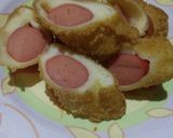 Foto langkah ke 9 dari resep Roti Gulung Sosis.