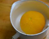A picture of step 5 of Confit Orangette (made in a day).