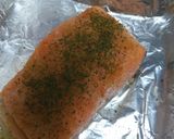 A picture of step 2 of Oven Cooked Salmon.