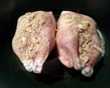 A picture of step 4 of Rosemary Rock Cornish Game Hen.