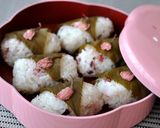 A picture of step 8 of Cherry Blossom Sticky Rice.