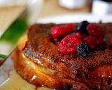 A picture of step 7 of Cocoa French Toast with Cream Cheese and Jam.