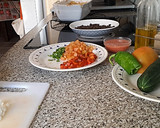 Foto del paso 5 de la receta: Ensalada de Lentejas aliñada con Gazpacho de Cerezas