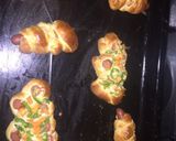A picture of step 7 of Sausage bread.