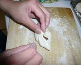 A picture of step 8 of Xiaolongbao (Chinese Soup Dumplings).